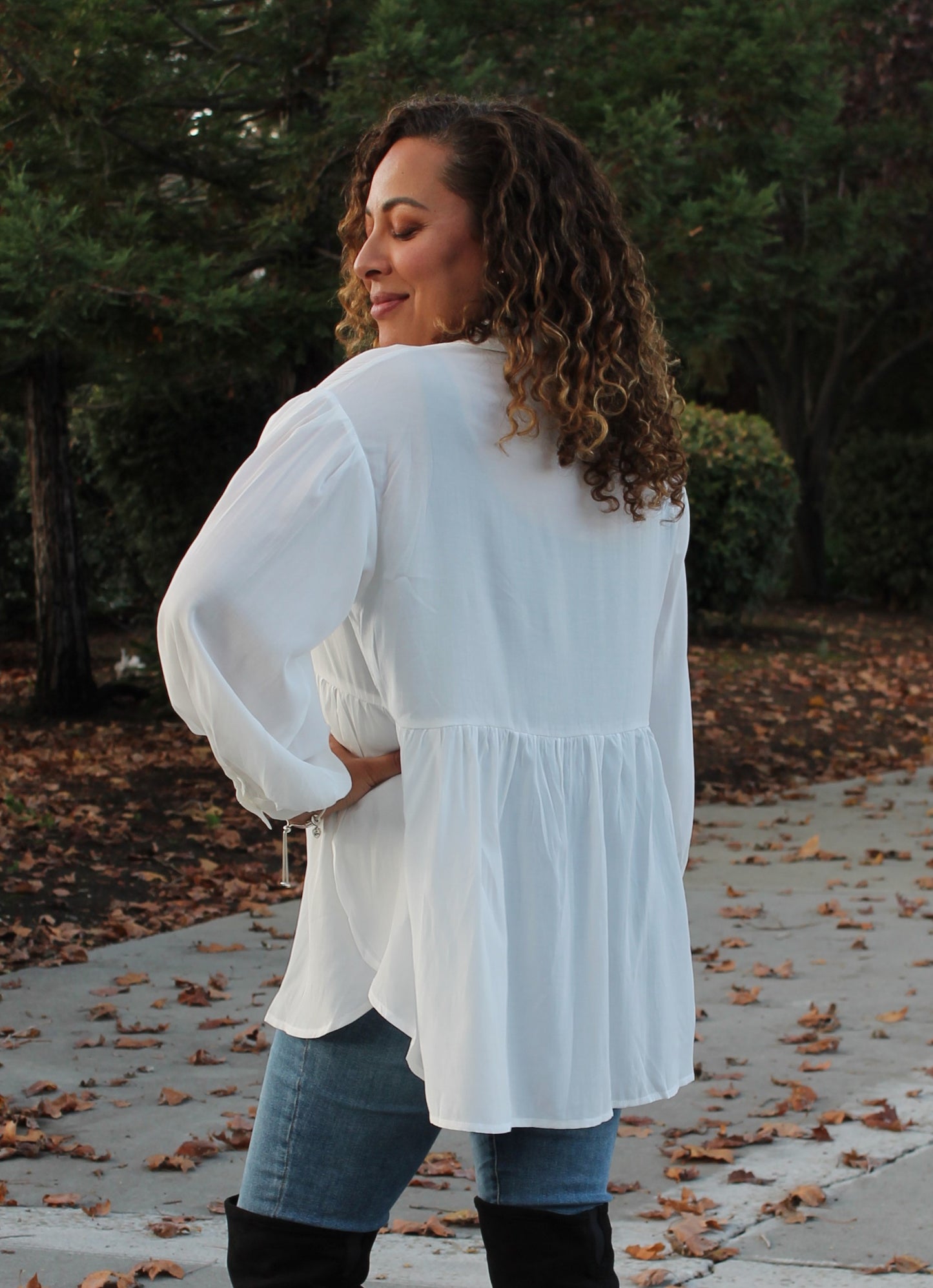 Flowy Button Up Blouse