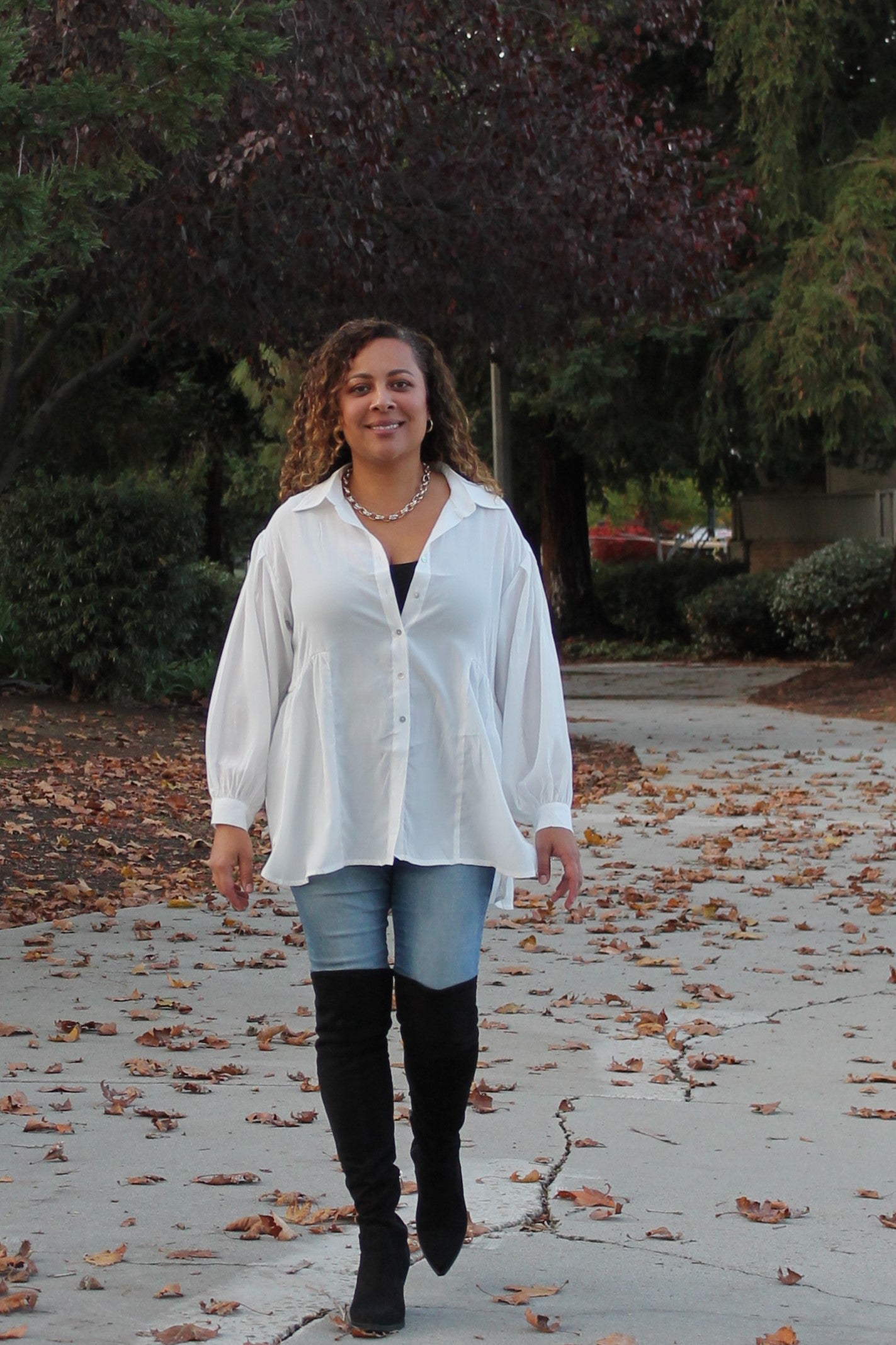 Flowy Button Up Blouse