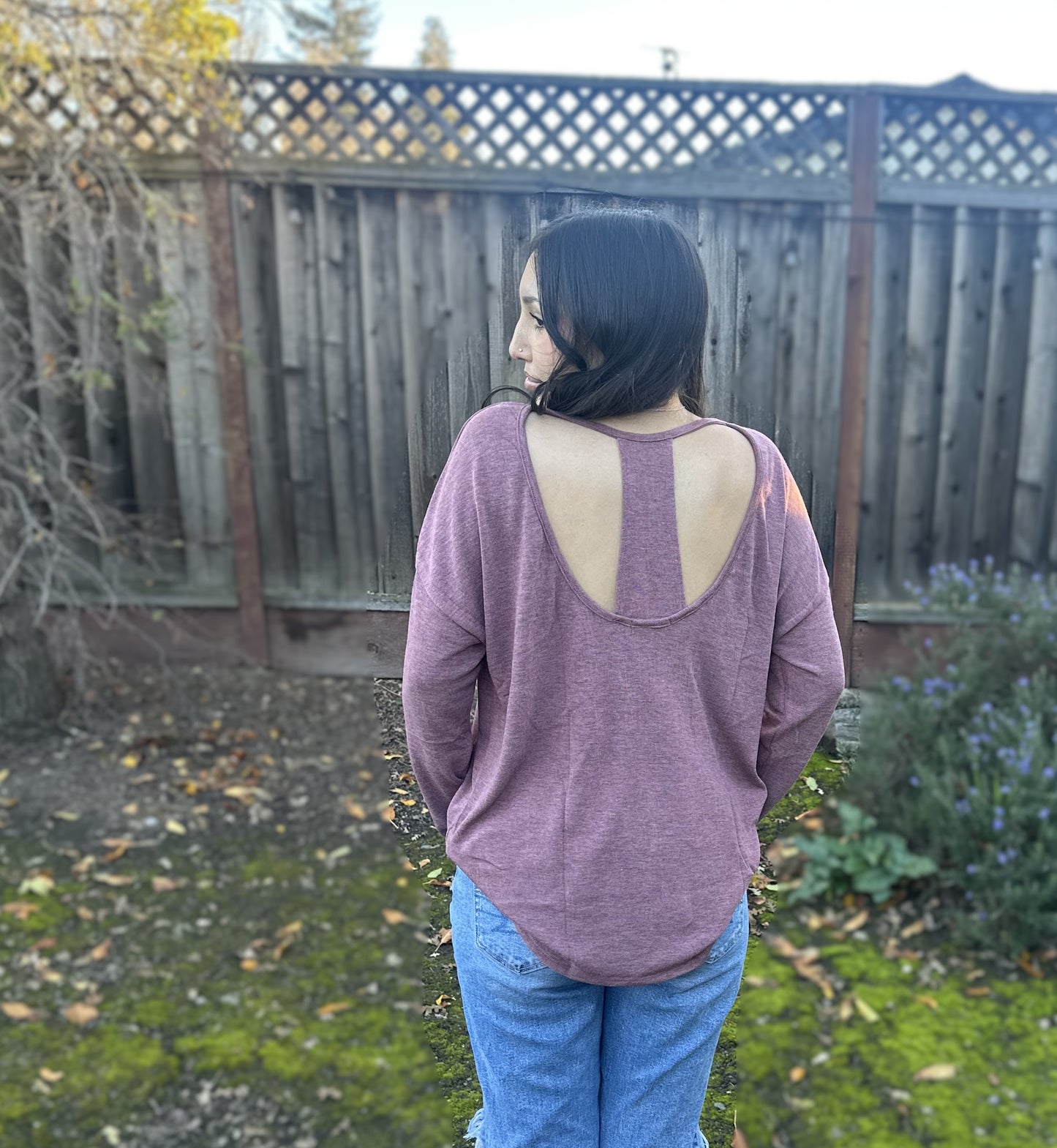 Wine Racerback Tee