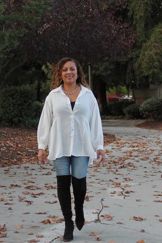 Flowy Button Up Blouse