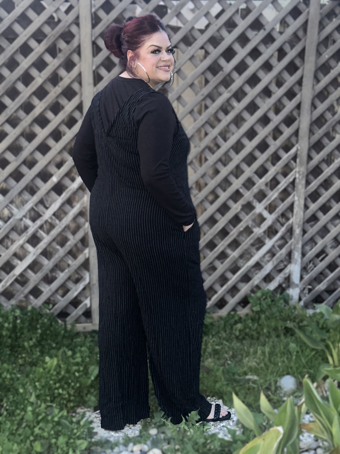 Linen Striped Jumpsuit