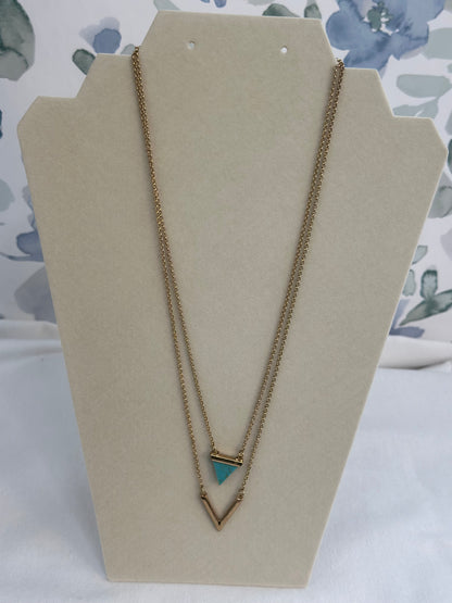 Stone Charm Necklace
